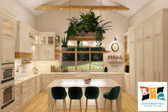 Kuchnia w domu typu stodoła