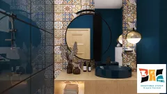 Marokańska łazienka blue