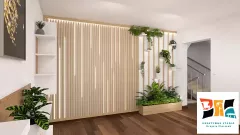 Ściana lamele LED pana Tadeusza