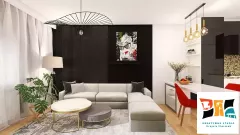 Salon z aneksem loft na wynajem