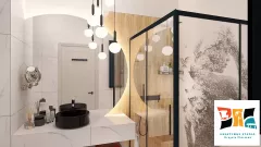 Łazienka Loft z mozaiką